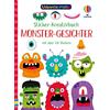 Usborne Minis - Sticker-Kreativbuch: Monster-Gesichter: Mini-Stickerbuch mit über 130 Stickern - ab 5 Jahren