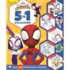 Autumn Publishing Spidey & Friends: 5-in-1 Colouring: A heroic colouring and sticker adventure