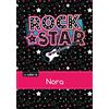 My Notebook Cahier nora - Blanc,96p,A5 - Rockstar