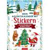 Ars Edition Mein Adventskalender mit Stickern: Mit 24 Türchen und großem Poster