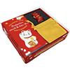 Larousse Mon Maneki-neko porte-bonheur Protection, santé & bien-être: Coffret avec 1 livret + 1 chat porte-bonheur en céramique et son pochon en velours