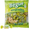Generico Bégué Caramelle allo Zenzero Gingembre Confezione da 100 Pezzi - Caramelle Balsamiche e Digestive Tradizionali del Senegal, Gusto Intenso e Piccante