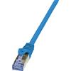 LogiLink Professional CQ3096S Cavo patch LogiLink, Cat. 6A, S/FTP, 10,0 m, blu