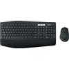 LOGITECH Combo tastiera e mouse wireless Logitech MK850 Performance - Dimensioni complete (100%) - Senza fili - RF Wirel