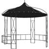 vidaXL Gazebo 300x290 cm Antracite Rotondo
