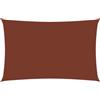 vidaXL Parasole a Vela Ombra Tenda da Sole Elegante Moderna Anti UV Giardino Frangisole Terrazza Balcone Oxford Rettangolare 3x6 m Terracotta