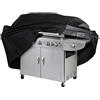 Yontree Copertura per Barbecue Impermeabile Nero Resistente alla Pioggia, Antipolvere, Protezione per griglia da Giardino (100 x 60 x 150 cm)