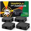 Topolenashop 4 Trappole Adesive per Formiche - Trappole Non Tossiche per Insetti Striscianti, Sistema Adesivo per Casa, Cucina, Bagno, Garage e Ambienti Domestici | 7018881