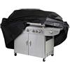 Yontree Copertura per Barbecue Impermeabile Nero Resistente alla Pioggia, Antipolvere, Protezione per griglia da Giardino (170 x 61 x 117 cm)