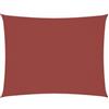 vidaXL Parasole a Vela Tenda da Sole Elegante Moderna Quadrata Anti UV Giardino Frangisole Terrazza Balcone Tela Oxford Rettangolare 2x4 m Terracotta