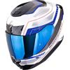 SCORPION Casco EXO-391 LEO Bianco Blu SCORPION