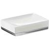 GEDY G-Lucy Porta Sapone Bianco, Componenti Realizzati in Ceramica, Garanzia 2 Anni, Misure 3X12X8,2 CM e Peso 0,242 kg, Design R&S Gedy, 2 Anni di Garanzia