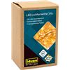 Idena 8582074 - Catena luminosa a LED con 30 LED in bianco caldo, con funzione timer 6 ore, a batteria, lunga circa 2,6 m, per uso interno, come decorazione per feste, Natale, matrimoni