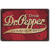 Agedsign Dr.Pepper - Targa in metallo vintage per casa, bar, pub, ristorante, decorazione da parete, regalo decorativo per donne, uomini, amici, 20,3 x 30,5 cm