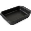 MONIX Resistent Plus - Teglia da forno 35 x 25 cm, in alluminio con rivestimento antiaderente, facile pulizia interna ed esterna