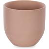AmeliaHome Vaso da fiori in ceramica decorazione Shire rosa antico