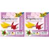 Folia Pieghevole Foglie Origami 80 G/mq, 96 Fogli Assortiti in 12 Colori, 10 x 10 cm (Confezione da 2)