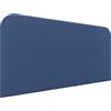 DHOME Testiera Letto Imbottita Liscia Curva in Similpelle Altezza 70cm da Parete Testiere Acustiche Fonoassorbenti per Camera da Letto (Blu, 160cm)