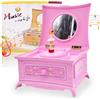 KNBMCAV Carillon per Pianoforte,Scatola Musicale Portagioie con Ballerina Roteante, La Decorazione della Scrivania Regalo di Compleanno di San Valentino di Natale, Collezionisti Ornamento