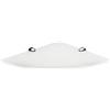 IB-Style - Mensola in Vetro | 16 variazioni | Angolo Mensola - 250 x 250 x 8 mm Bianco + Clips Cono Acciaio Inossidabile