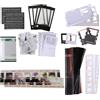 Bangbobi - Set di 94 Adesivi per Scrapbooking, Accessori Vintage per Journaling, Artigianato DIY Estetico per Scrapbook, Bullet Journal & Junk Journal
