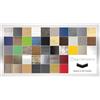 RahmenMax Skane - Cornice portafoto con puzzle, 40 x 120 cm, effetto acciaio inox, realizzata a mano, con vetro acrilico antiriflesso