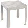 DEA HOME Tavolino per bambini POP in plastica robusta grigio tortora 39x39x38h cm, leggero e stabile, montaggio facile senza attrezzi, per disegno, gioco e attività educative in cameretta o area gioco