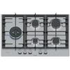 BOSCH - Serie 6 PCS7A5I90, Piano cottura a gas, 75 cm, Acciaio inox - SPEDIZIONE GRATUITA