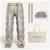 Airecover MED 6 Pantalone per Pressoterapia Professionale - 6 Camere d'Aria Sovrapposte, 30-250 mmHg, Drenaggio Linfatico Elettrico, Massaggio a Compressione per Gambe e Glutei, Recupero Muscolare e Cellulite