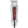 Wahl Wide Detailer Trimmer - Potente regolabarba uomo - Con cavo e lama a T Extra larga - Per contorno e i piccoli dettagli - cromo/bordeaux
