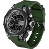 findtime Orologio militare da uomo, per attività all'aperto, sportivo, impermeabile a 50 atm, orologio tattico, militare, per sport, grande quadrante multiplo, facile da leggere in notte