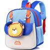 PROTAURI Zainetto Bambino, Zaino Asilo Bimbo con Cinturino Toracico e Portamonete, Sacca Asilo con Cartoon Animale Mini, Impermeabile e Leggero, 2-6 Anni, 8L, Design Motivo Orso