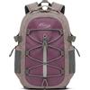 Amythe Zaino Scuola Ragazzi Teen 10 a 18 anni Riflettente Leggero, Viola | Impermeabile Trekking Viaggio Moda Viola Daypack Multitasche Capiente Resistente per Scuola Escursione Università Regolabile