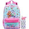 Get Trend Paw Patrol Zainetto Bambina Zip, 43cm, Grande Zaino Scuola Set con BPA Free Flip Top Borraccia con Cannuccia Idea Regalo per Scuola (Multi Paw Patrol)