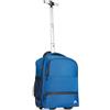 CabinFly Aircruiser Hybrid Ryanair Zaino Con Ruote 40 x 30 x 20 cm Wizzair Bagaglio a Mano Transavia Zaino da Viaggio Aereo Vueling Valigia (Blu, 40x30x20 cm - Con Ruote)