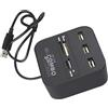 Bolwins H31CS Hub USB a 3 porte con lettore di schede per schede di memoria SD + Micro SD adatto per PC portatile, compatibile con Windows 2000 / ME/XP/Vista / 7/8/10 (32bit / 64bit) e MAC OS 10.X