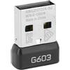 Elprico Ricevitore USB Sostitutivo per Mouse Wireless G603, Adattatore Ricevitore Mouse Dongle USB 2.4G per Trasmissione Stabile del Segnale
