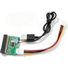 Annadue Adattatore da Floppy a USB, Connettore per unità Floppy da 3,5 Pollici 1,44 MB, Cavo da 34 Pin, Plug And Play, per OS X