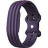 GIOPUEY Cinturini Compatibile con Google Fitbit Air, Morbido Silicone Cinturino [Resistente all'Usura] [Traspirante] - Purple-B