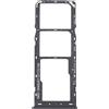 Generico Compatibile con TCL 30 SE / 30E / 305/306 Carrello Vassoio tray porta scheda Sim 1 + SIM 2 + alloggio SLOT SLITTA Alloggio Memoria Micro Sd CARD (Grey)