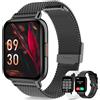 Erkwei Smartwatch Donna Orologio Chiamate e WhatsApp Smart Watch con Contapassi, Notifiche Messaggi, Cardiofrequenzimetro, Sonno, SpO2, Fitness Tracker con 8 Sportivo, Orologio Sportivo per Android iOS