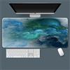 Surwin Tappetino per Mouse Grande Tappetini Mouses Gaming Tappetino Mouse da Tavolo Stampa di Spazio Tappeti Mousepad xxl Base in Gomma Antiscivolo (Verde,300x600mm)