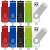 TEWENE Chiavetta USB 2.0 da 32 GB, confezione da 10 memorie a doppia interfaccia