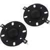 Shntig Bobina da 25, 5 mm Tweeter a Tromba Nera Diaframma in Seta Pellicola Treble Cornice Rotonda 5.4ohm 25.5mm Nucleo Riparazione ' Altoparlante Parti Ricambio Kit Riparazione della Bobina