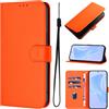 SIYOPINPFY Cover per iPhone 17 Pro Max - Pelle PU Portafoglio Custodia a Libro in Pelle Protettiva Stand Caso con [3 Slot Schede] [Magnetica Chiusura] Flip Caso per iPhone 17 Pro Max - Arancia YBD