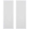Buachois Filtro Antipolvere Magnetico per Computer 120x360mm 2 Pezzi Copertura per Ventola Raffreddamento PC in PVC Rete Protezione Polvere per Case PC Tower Gaming E Ufficio Bianco