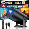 YOTON [App Integrate e Migliorate 2026] Videoproiettore 4K, Yoton Proiettore Wi-Fi 6 e BT 5.4, Compatibile 4K/1080P, Correzione Auto, Condivisione Schermo Wireless iOS/Android, HDMI/Chiavetta TV, Nero
