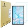 S YTALAND - Pellicola protettiva in vetro temperato per Blackview Tab 80 Gaming Tablet 10 pollici, 2 pellicole protettive per display 9H, antigraffio, HD trasparente