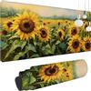 Shozhoo Tappetino Mouse XXL 700x400x3mm, Van Gogh Girasole Grande Mouse Pad da Gioco, Mousepad per Tappetino Gaming Bordi Cuciti con Base in Gomma Naturale Antiscivolo, Morbido, Resistente, Regalo Uomo y-138