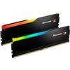 G.SKILL Ripjaws M5 RGB Series DDR5 RAM (Intel XMP 3.0) 96GB (2x48GB) 5200MT/s CL40-40-40-83 1.10V Desktop Computer Memoria U-DIMM - nero opaco (F5-5200J4040A48GX2-RM5RK)